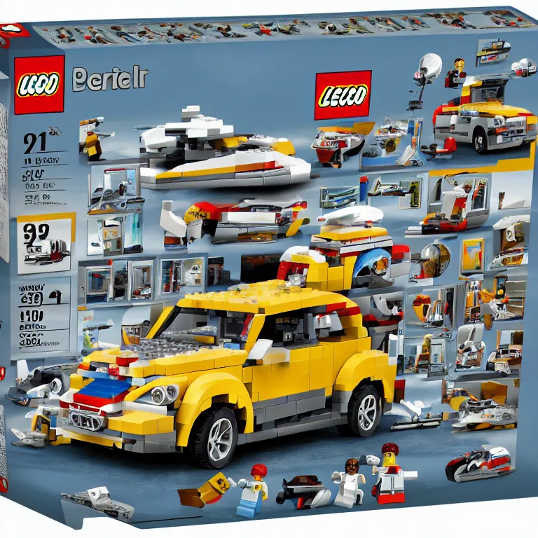 Image similar to pt cruiser lego set