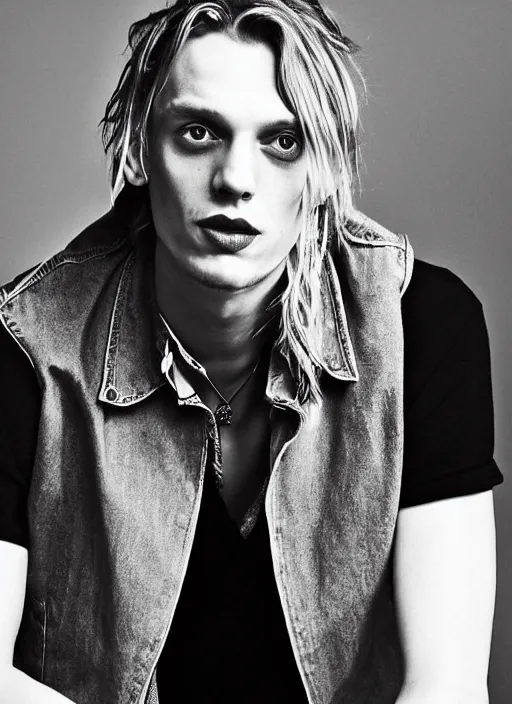 Image similar to Jamie Campbell Bower's Tinder dating profile