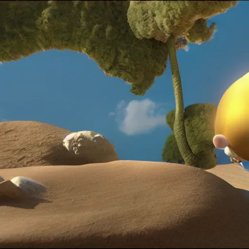 Prompt: the little prince on earth, octane render, unreal engine 5, atmospheric