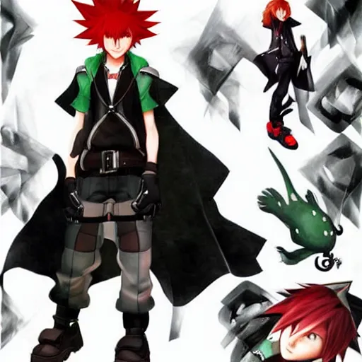 photo realistic image of axel from kingdom hearts,, Stable Diffusion,  avatar kingdom hearts ps4 