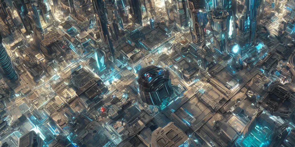 Image similar to the futuristic sci fi city, render, octane, 4k, highly detailed, vivid colors, high definition