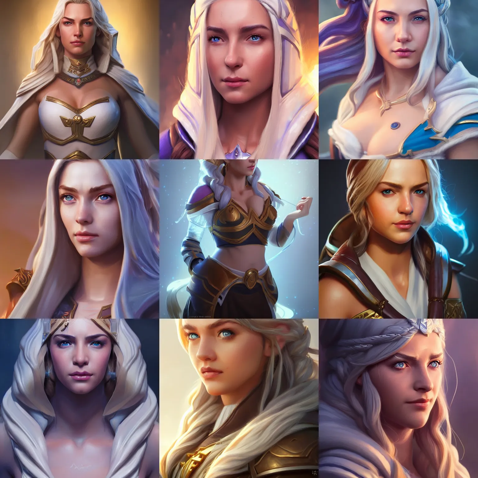 Prompt: hyperrealistic portrait model of jaina proudmoore! 5 amazing details 8 k beautiful ultra realistic sharp focus cinematic lightning highly detailed, digital painting, artstation, concept art, smooth, sharp focus, in the style of jeehyung lee mirco cabbia, astor alexander