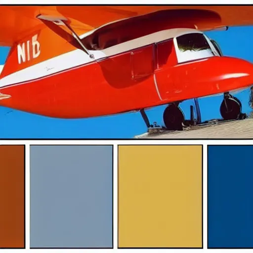 Prompt: the color #263553!dream an airplane with the color #263553