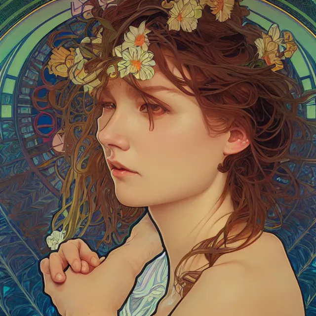 Prompt: absolutely, you are the best as it is, it will always be. oil painting, by dan mumford ross tran and alphonse mucha stanley artgerm lau, wlop, rossdraws
