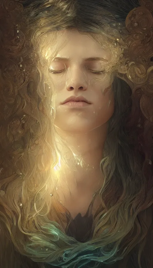 Prompt: tears turning into waterfall, crying eyes wide open, fame of thrones, lord of daggers, neon, fibonacci, sweat drops, insane, intricate, highly detailed, digital painting, artstation, concept art, smooth, sharp focus, illustration, Unreal Engine 5, 8K, art by artgerm and greg rutkowski and alphonse mucha