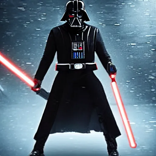Prompt: Amitabh Bachchan as Darth Vader, 8k, highly realistic, hyper detailed, unreal engine 5, IMAX quality, realistic, cinematic, epic lighting