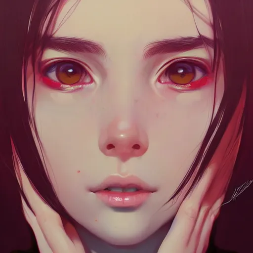 Image similar to a portrait of a beautiful nervous wreck, art by ilya kuvshinov and wlop and artgerm and josan gonzalez, magda torres gurza, digital art, highly detailed, intricate, sharp focus, trending on artstation hq, deviantart, pinterest, unreal engine 5, 4 k uhd image