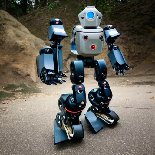 Image similar to mecha robot as a photographer with canon 5 d mark 2 dslr camera