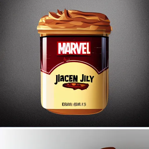 Prompt: marvel cinematic universe concept art for a peanut butter and jelly sandwich themed superhero, dark and gritty, raining, negative, realistic, back - lit