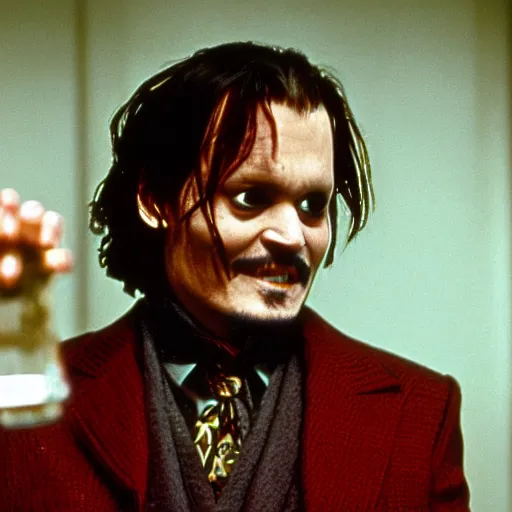 Image similar to Johnny Depp plays Jack Torrance in Shining