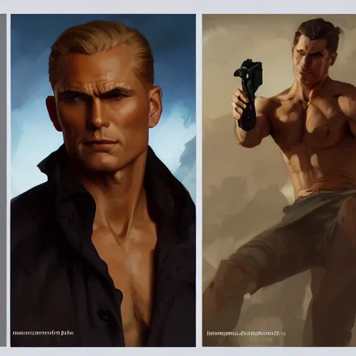 Image similar to character concept portrait, doc savage, style digital painting, concept art, smooth, sharp focus, illustration by ruan jia and mandy jurgens and william - adolphe bouguereau, artgerm