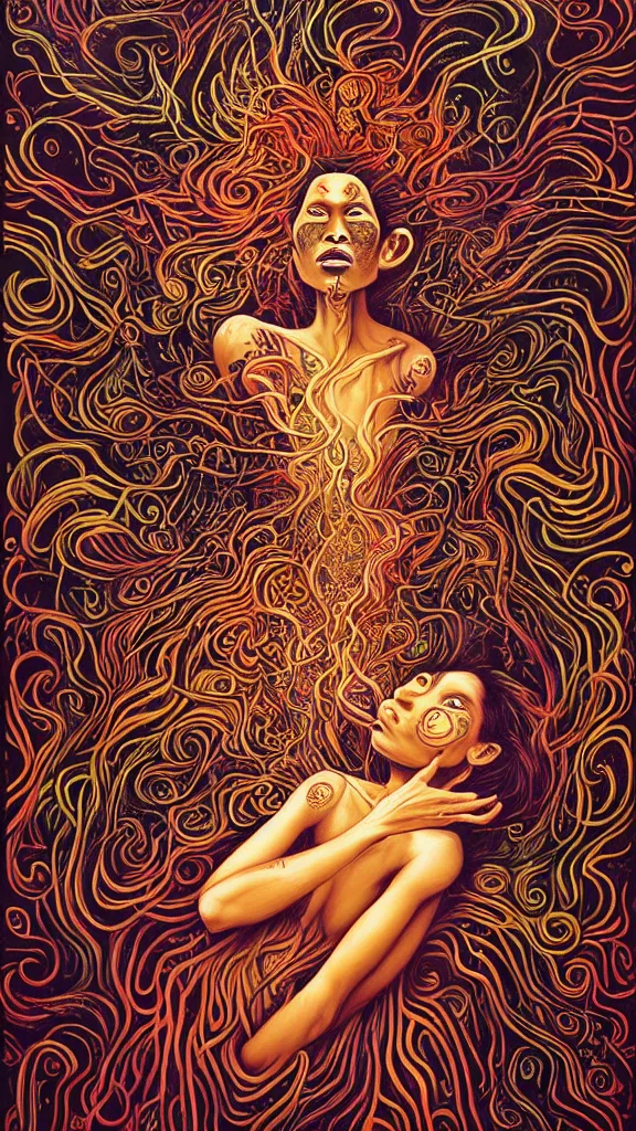 Image similar to the ayahuasca spirit, by tracie ching