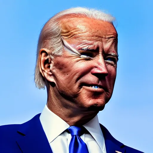 Image similar to blue joe biden blue blue