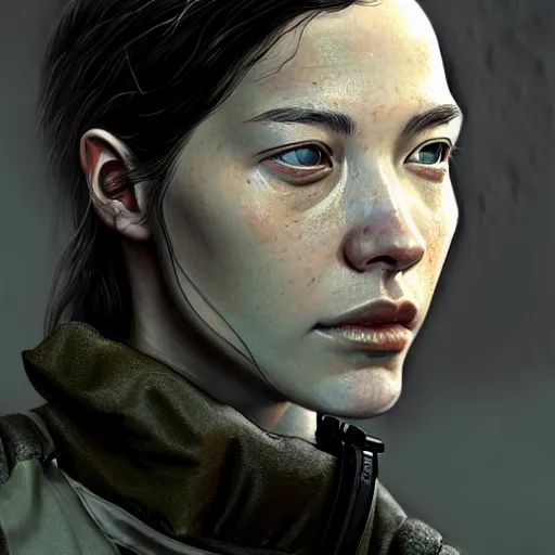 prompthunt: portrait of alyx vance from half - life 2, hl 2, videogame.  techwear, sci - fi, intricate, elegant, highly detailed, digital painting,  artstation, concept art, smooth, sharp focus, illustration, by bartek