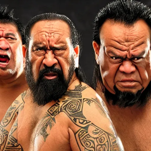 Image similar to angry samoans