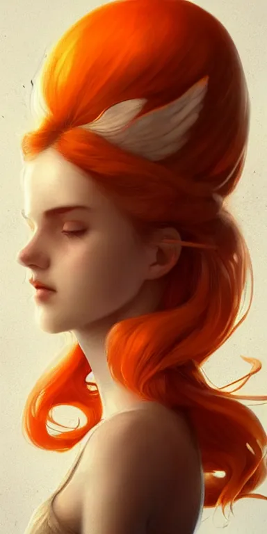 Prompt: cute bookmark by charlie bowater and anna dittmann and artgerm and clemens ascher, portrait, intricate, elegant, orange mist, product shot, macro, symmetrical face, highly detailed, dramatic lighting, sharp focus, octane render, trending on artstation, artstationhd, artstationhq, unreal engine, 4 k, 8 k