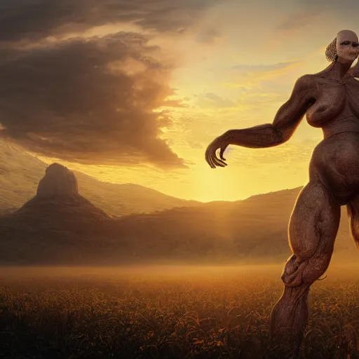 Prompt: panorama,nature,neri oxman,beautiful sunset,organic growth, panoramic,boris vallejo,luis royo,michael whelan,photorealistic,unreal engine 5,octane render,detailed