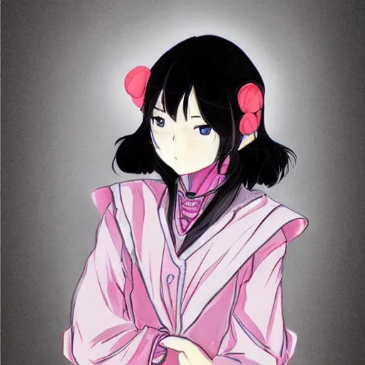 Prompt: a portrait of a character by Ai Natori