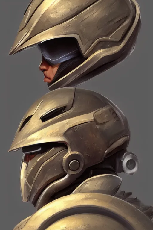 Image similar to helmet concept by yintion j - jiang geping, lineart, oil painting, concept sketches, rejected concepts, digital painting, highly detailed, artstation, sharp focus