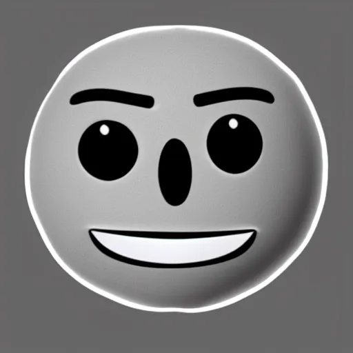 Prompt: 4 k render of a 3 d sonder emoji, plain white background