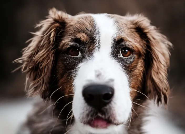 Prompt: portrait photo still of real life brian the dog, 8 k, 8 5 mm, f. 1 4