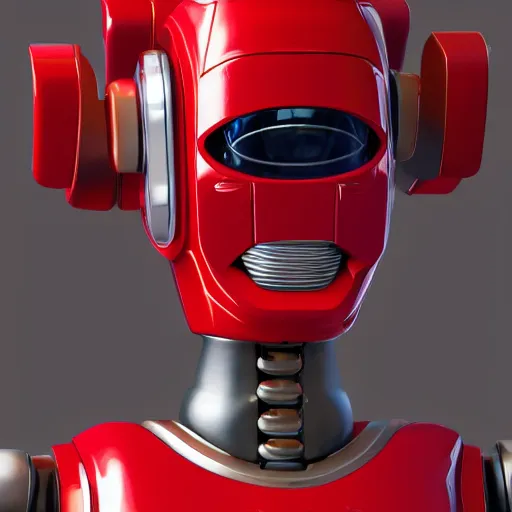 Prompt: a digital art portrait of retrofuturism android robot by Simon Stalenhag, soviet red alert android character design, character sheet, trending on Artstation, 8k, unreal engine, octane render