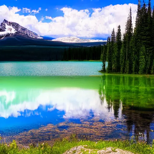Image similar to Beautiful Alberta lake image UHD 4K