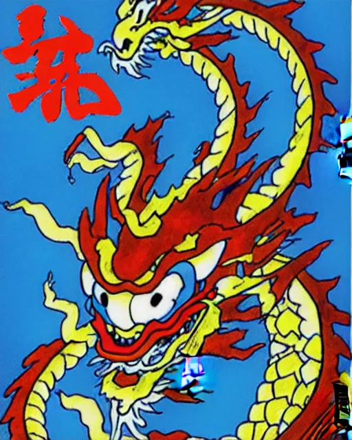 Image similar to chinese dragon by toriyama akira