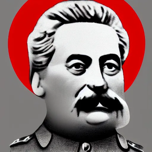 Image similar to stalin as a stuffed animal