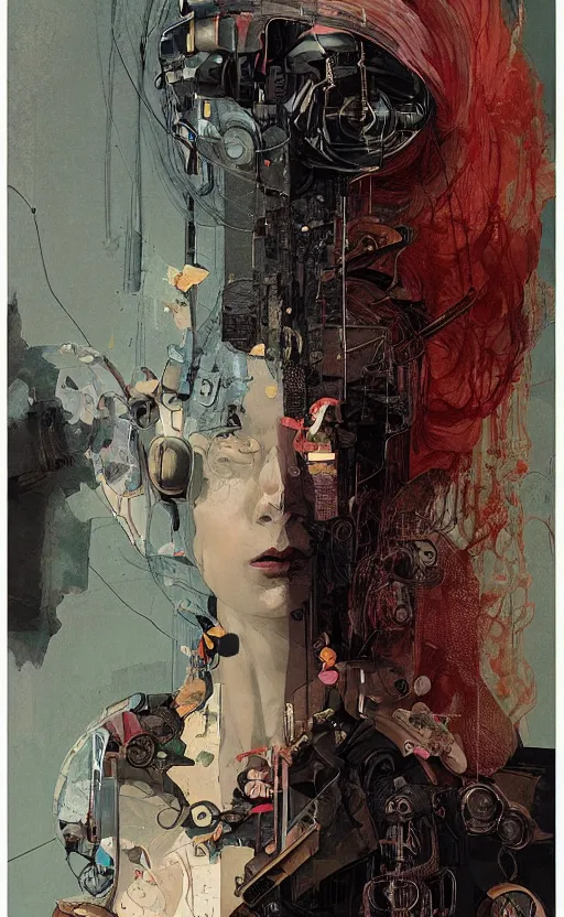 Image similar to marie curie, eun emerging from renaissance italy into a cyberpunk mutiversal realm by conrad roset, nicola samuri, dino valls, m. w. kaluta, jakub rebelka, rule of thirds, seductive look, beautiful