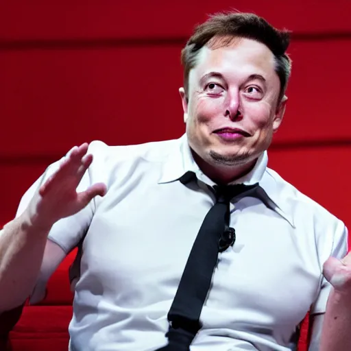 Prompt: elon musk covering his ears with his hands