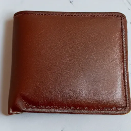 Prompt: a ham wallet