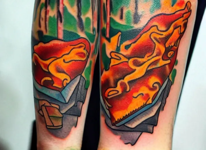 Image similar to lasagna tattoo