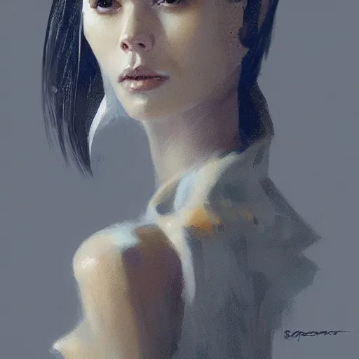 Image similar to portrait of a woman by greg rutkowski, naomi nagata from the expanse book series, very tall and slender, highly detailed portrait, scifi, digital painting, artstation, concept art, smooth, sharp foccus ilustration, artstation hq