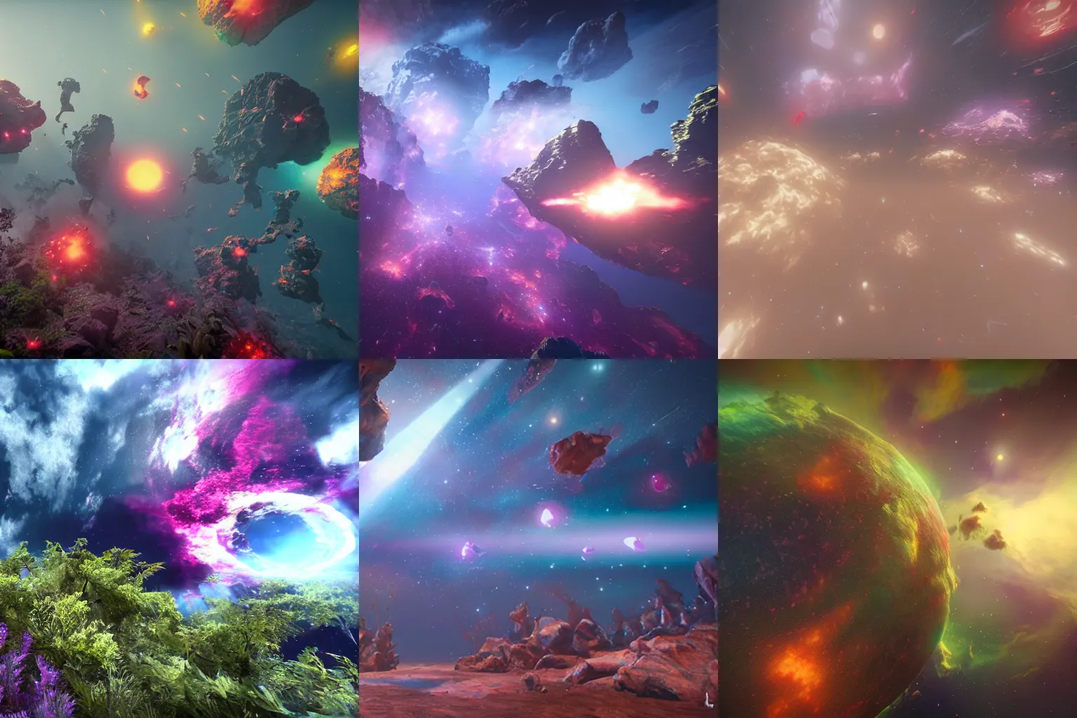 Nebulae Unreal Engine 5 Stable Diffusion OpenArt
