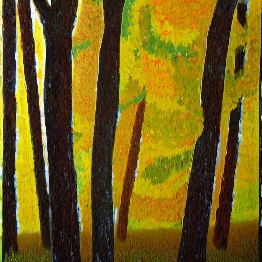 Image similar to trees in forest flat 2 d art atey ghalian