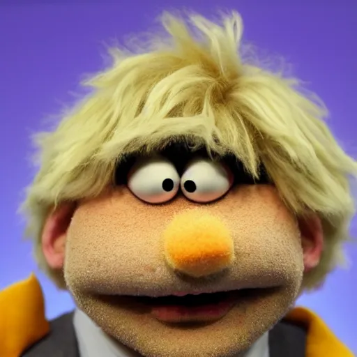 Image similar to boris johnson as a muppet