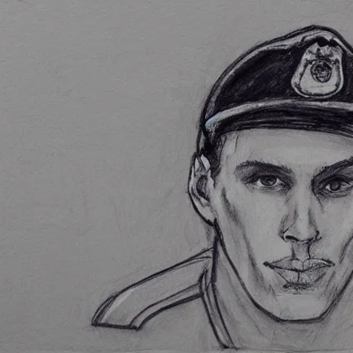 Prompt: Jerma985, police-sketch