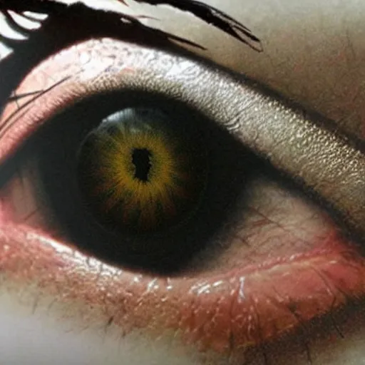 Image similar to hyper realistic dragons eye