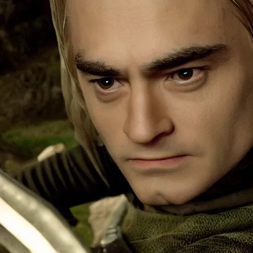 Prompt: high quality movie still frame of ben shapiro as legolas in lord of the rings, cinematic lighting, rim lighting, dramatic lighting, hd, 4k