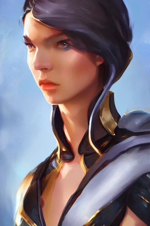 Image similar to three quarters portrait pose of a beautiful woman,super hero costume,super powers,heroic pose,highly detailed, digital painting, artstation,illustration, art by Stanley Lau