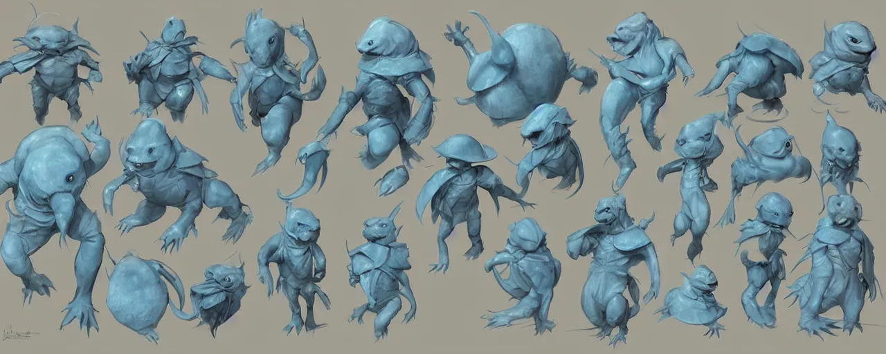 Prompt: character design, reference sheet,turtle, cute, magic, friendly, light blue, welcome, ancient, concept art, photorealistic, hyperdetailed, 3d rendering! , art by Leyendecker! and constable,