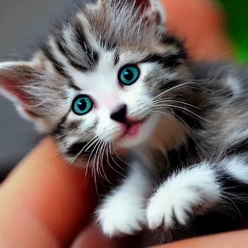 Image similar to extremely tiny kitten