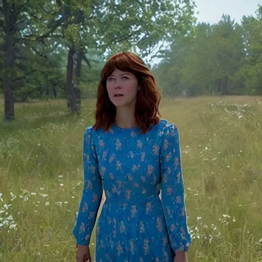 Image similar to film still of mary elizabeth winstead in midsommar 2 ( 2 0 2 4 )