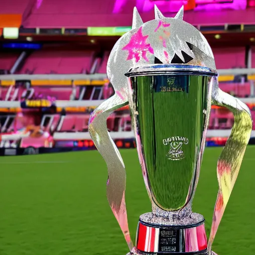 Image similar to Unicorns World Cup Trophy