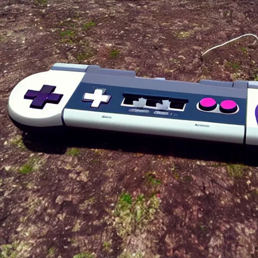 Prompt: a wooden snes in the forest