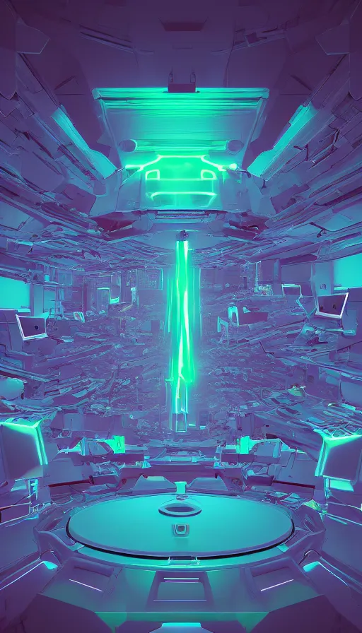 Image similar to techno artwork, by beeple