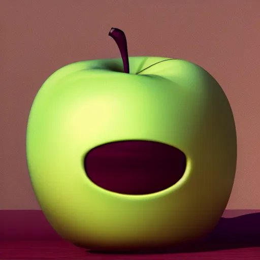 Prompt: a single delicious apple with sunglasses and a big mouth singing sitting underwater, digital art, concept art, trending on DeviantArt, trending on Artstation, high quality, 8K HDR, octane render, unreal engine 5, path tracing, dramatic lighting, cinematic, highly detailed, hyper realistic, medium shot