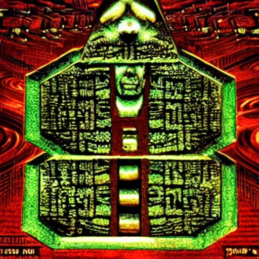 Image similar to the emerald tablets of the matrix, truth reveal