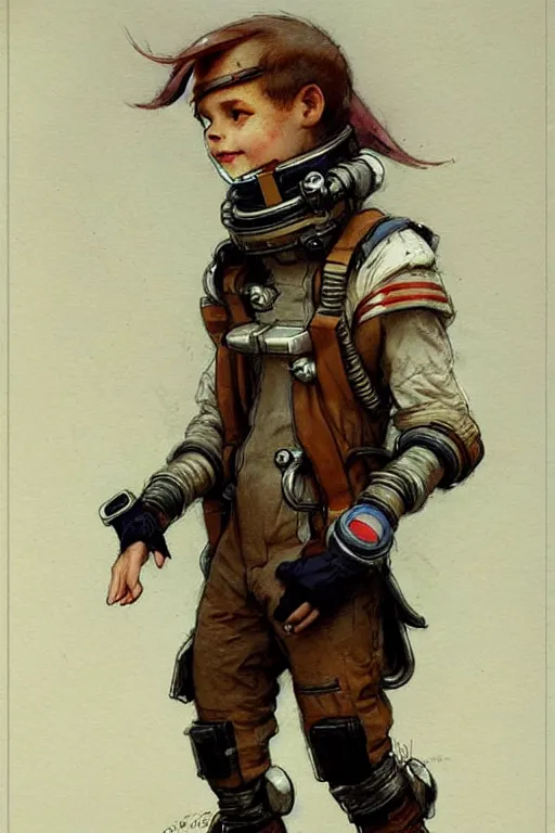 Image similar to ( ( ( ( ( 2 0 5 0 s retro future 1 0 year boy old super scientest in space pirate mechanics costume full portrait. muted colors. ) ) ) ) ) by jean - baptiste monge!!!!!!!!!!!!!!!!!!!!!!!!!!!!!!